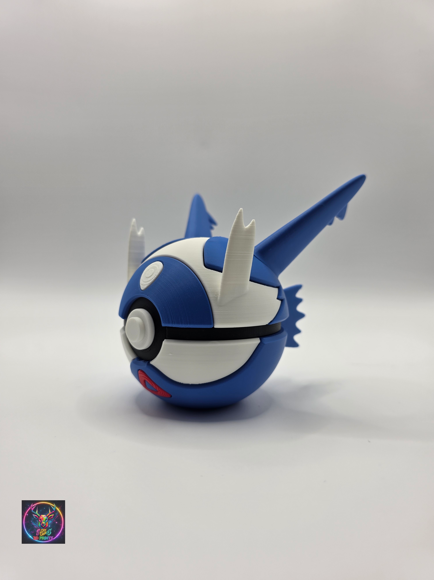 Character Design - 3D Printed Character Ball - Latios - Unique Display Collectible.