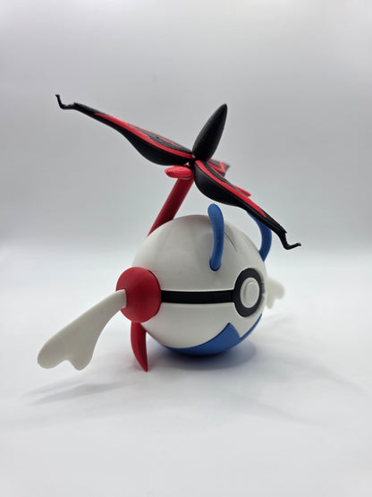 Character Design - 3D Printed Character Ball - Eternal Floette - Unique Display Collectible.