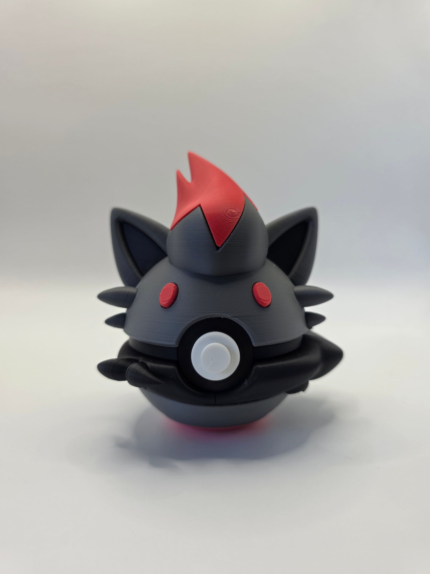Character Design - 3D Printed Character Ball - Zorua - Unique Display Collectible.