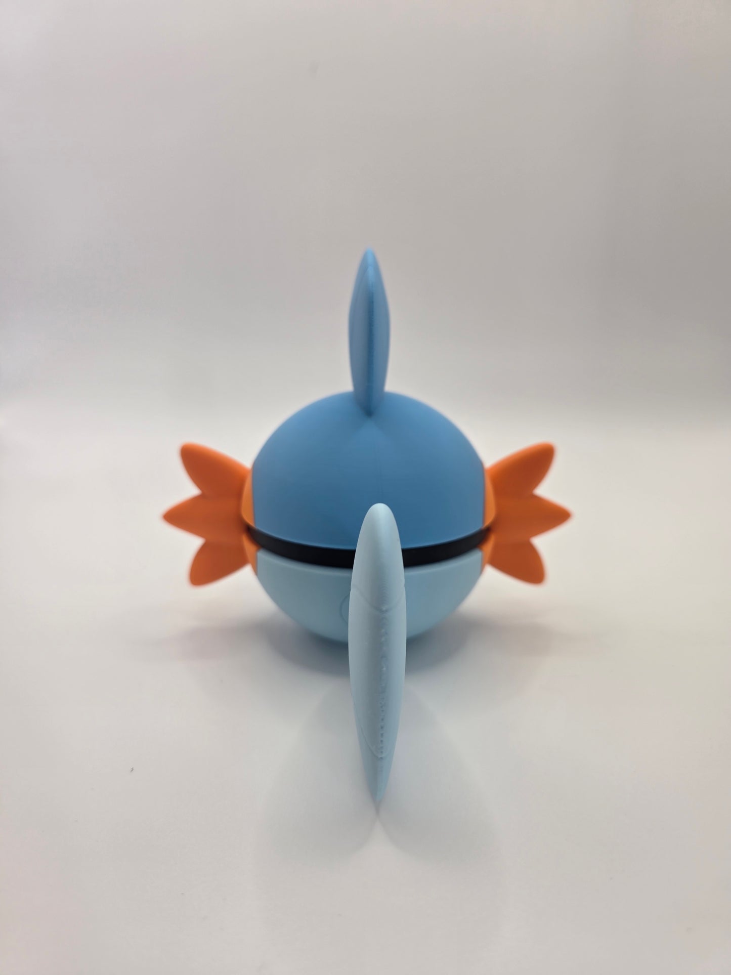 Character Design - 3D Printed Character Ball - Mudkip - Unique Display Collectible.