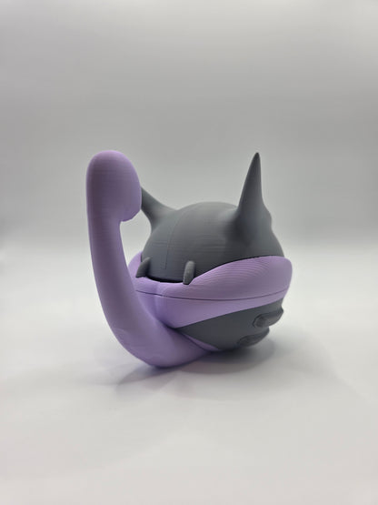 Character Design - 3D Printed Character Ball - Mega Mewtwo X- Unique Display Collectible.