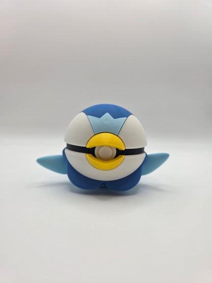 Character Design - 3D Printed Character Ball - Piplup - Unique Display Collectible.
