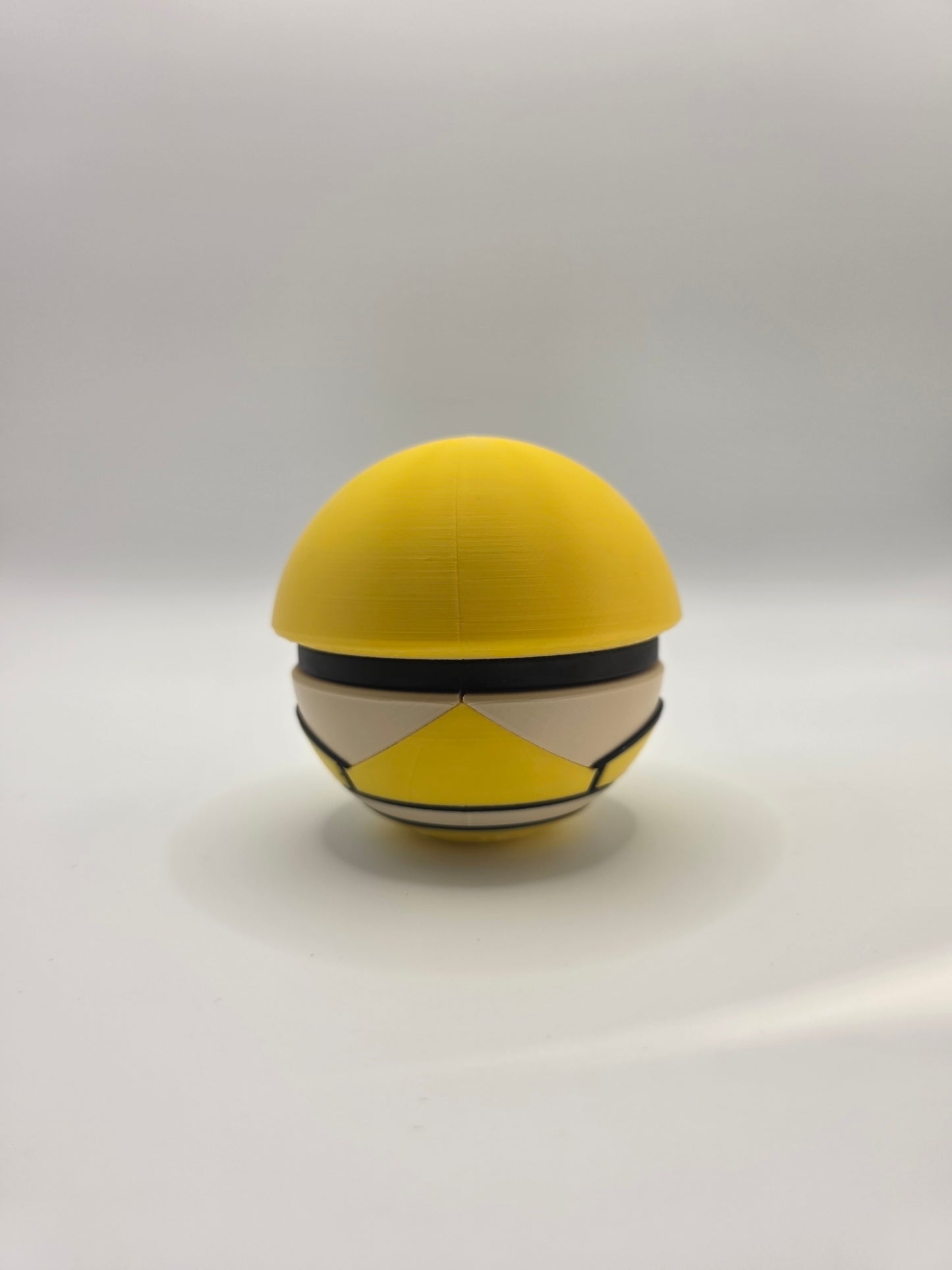 Character Design - 3D Printed Character Ball - Kakuna - Unique Display Collectible.