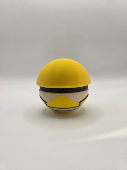 Character Design - 3D Printed Character Ball - Kakuna - Unique Display Collectible.