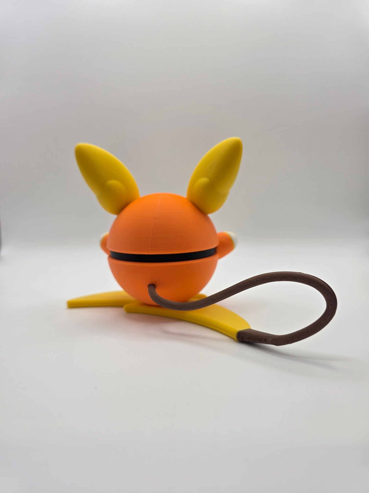 Character Design - 3D Printed Character Ball - Alolan Raichu - Unique Display Collectible.