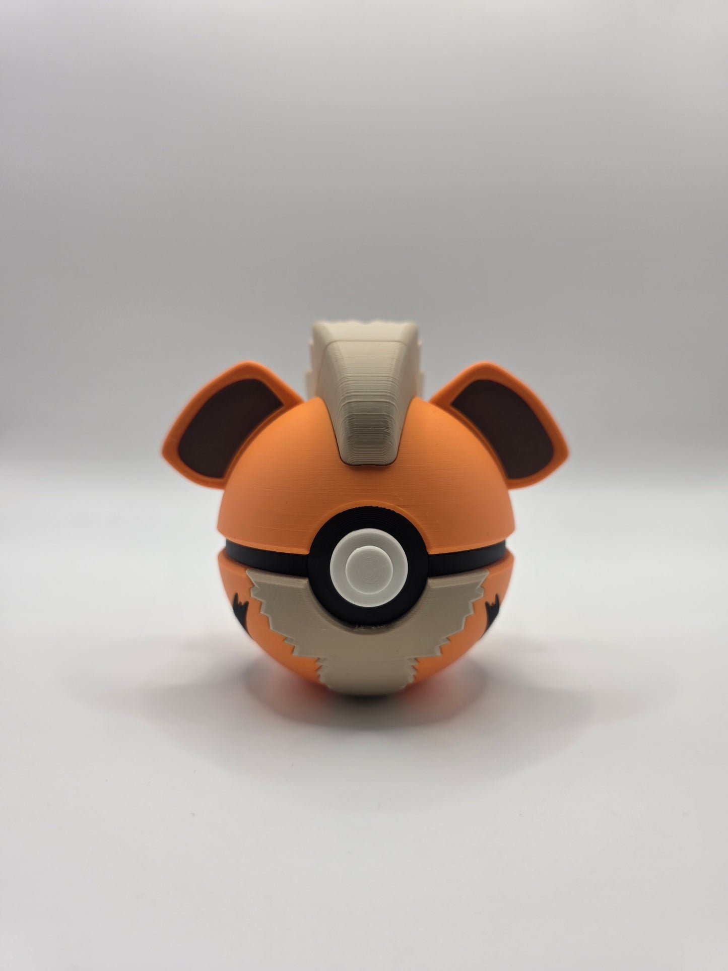 Character Design - 3D Printed Character Ball - Growlithe - Unique Display Collectible.