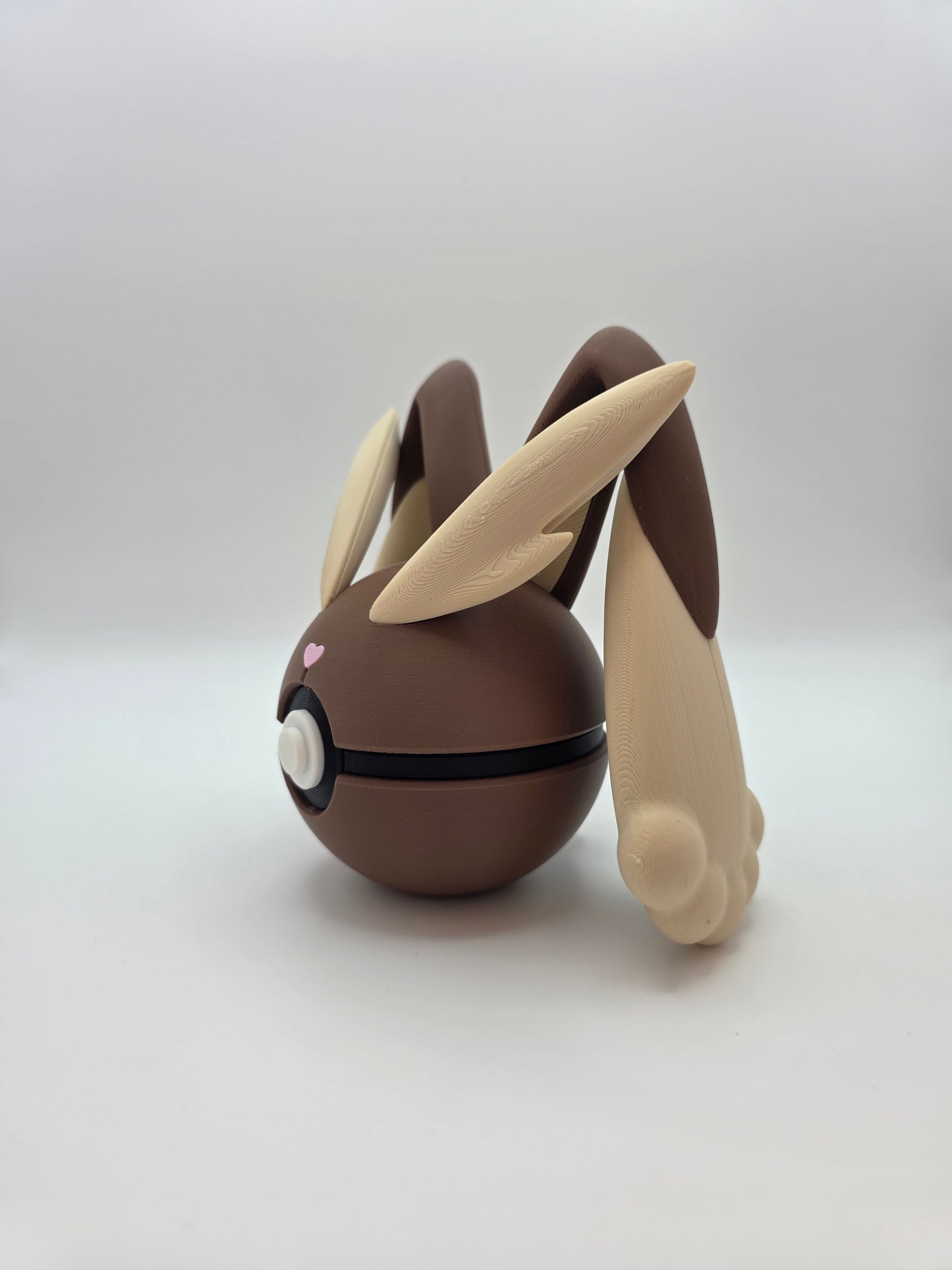 Character Design - 3D Printed Character Ball - Lopunny - Unique Display Collectible.