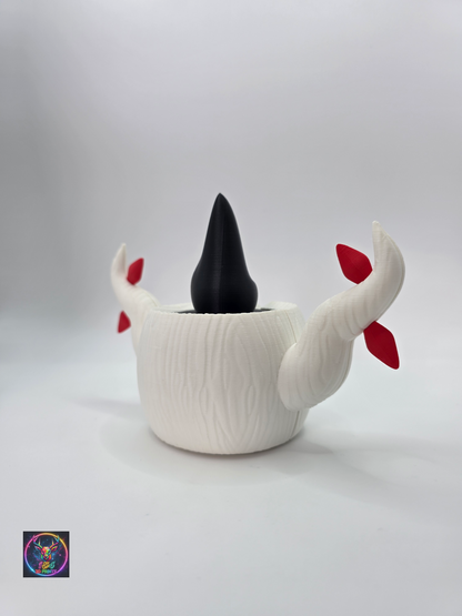 Character Design - 3D Printed Character Ball - Phantump - Unique Display Collectible.
