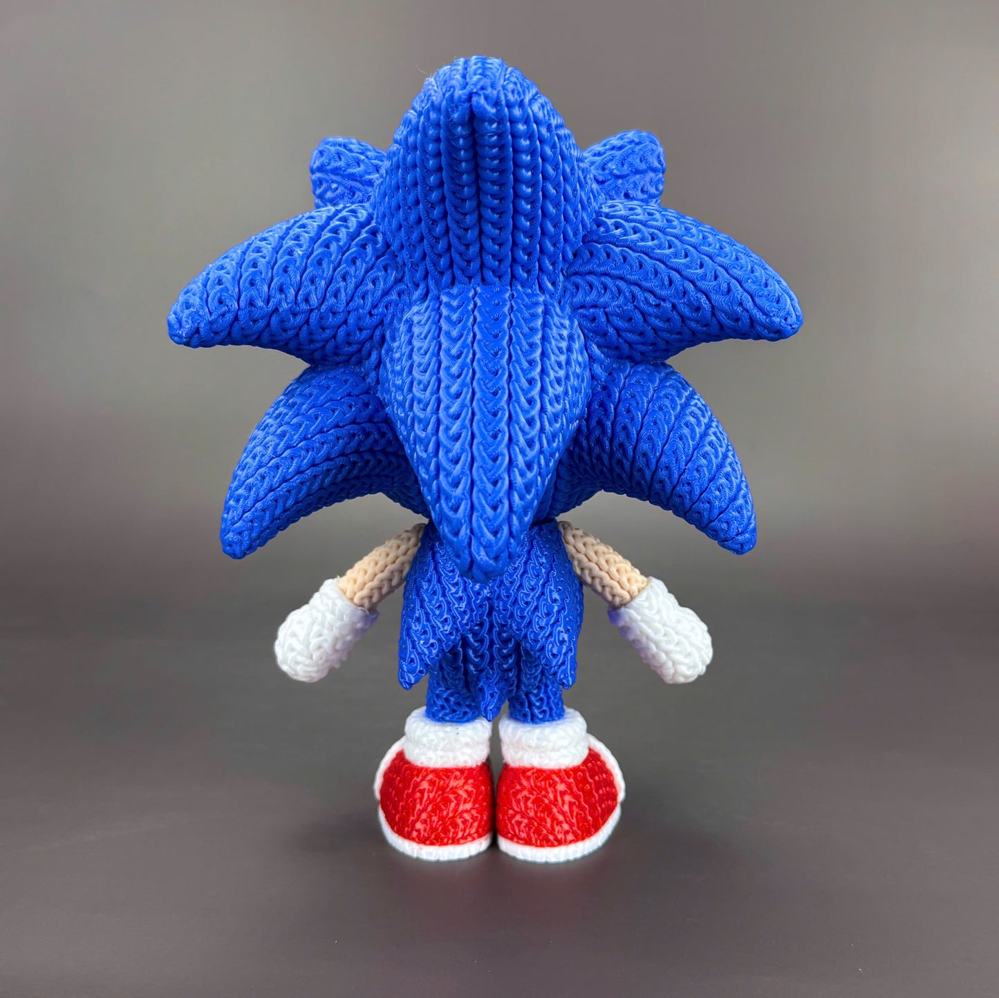 Sonic & Friends- 3D Printed Knitted Design Figures- Unique Display Fan Art Collectibles