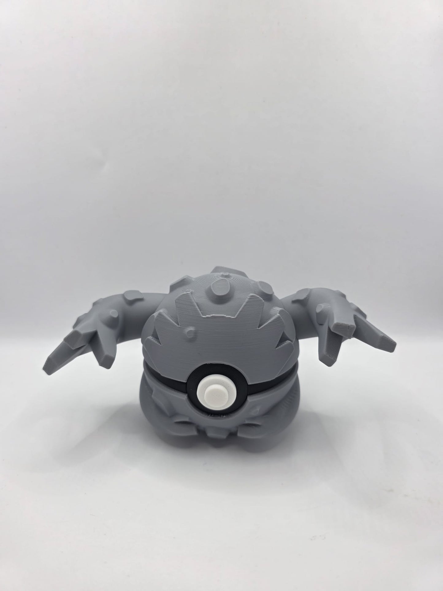 Pokemon Character Design - 3D Printed Pokeball - Graveler - Exclusive Display Collectible.