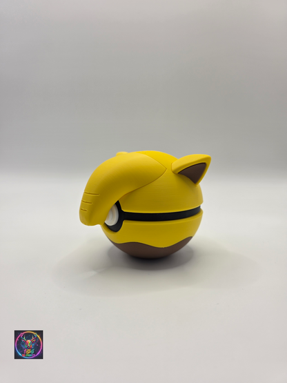 Character Design - 3D Printed Character Ball - Drowzee - Unique Display Collectible.