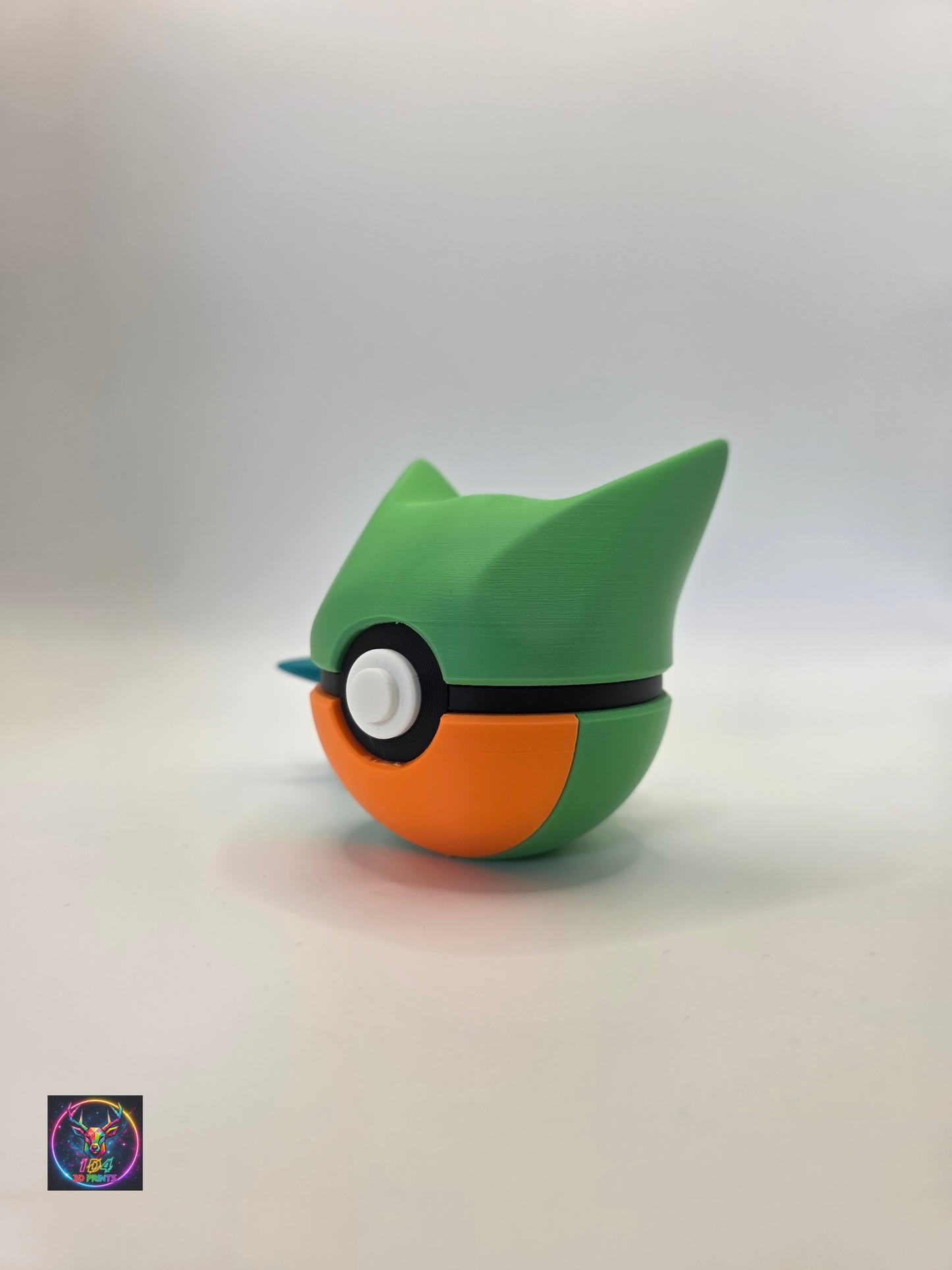 Character Design - 3D Printed Character Ball - Sceptile - Unique Display Collectible.