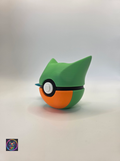 Character Design - 3D Printed Character Ball - Sceptile - Unique Display Collectible.