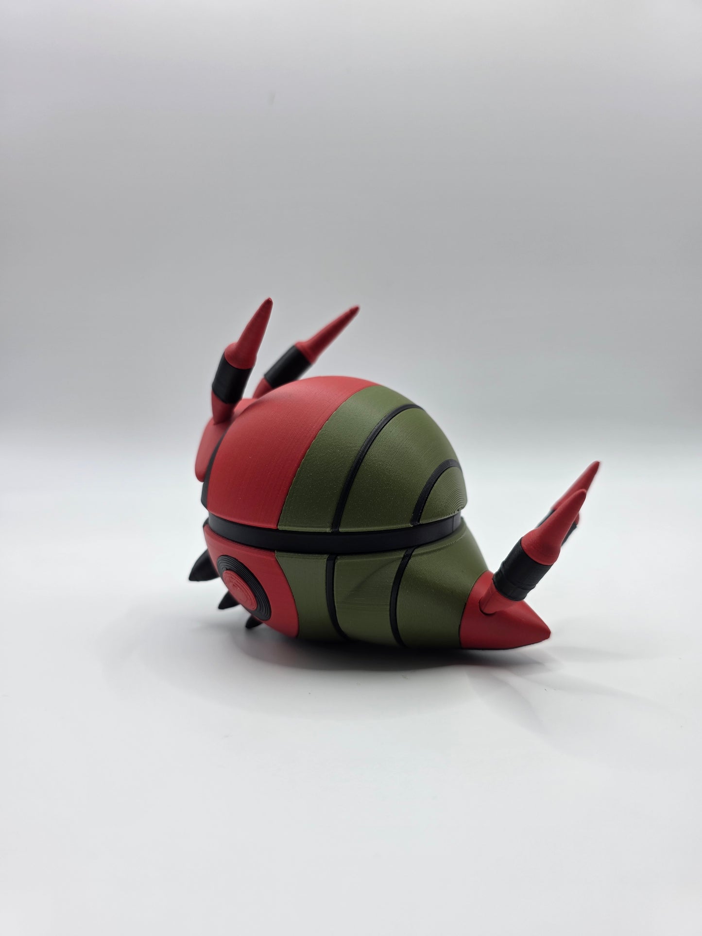 Character Design - 3D Printed Character Ball - Venipede - Unique Display Collectible.