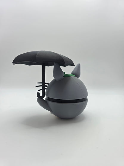 Character Design - 3D Printed Character Ball - Totoro - Unique Display Collectible.