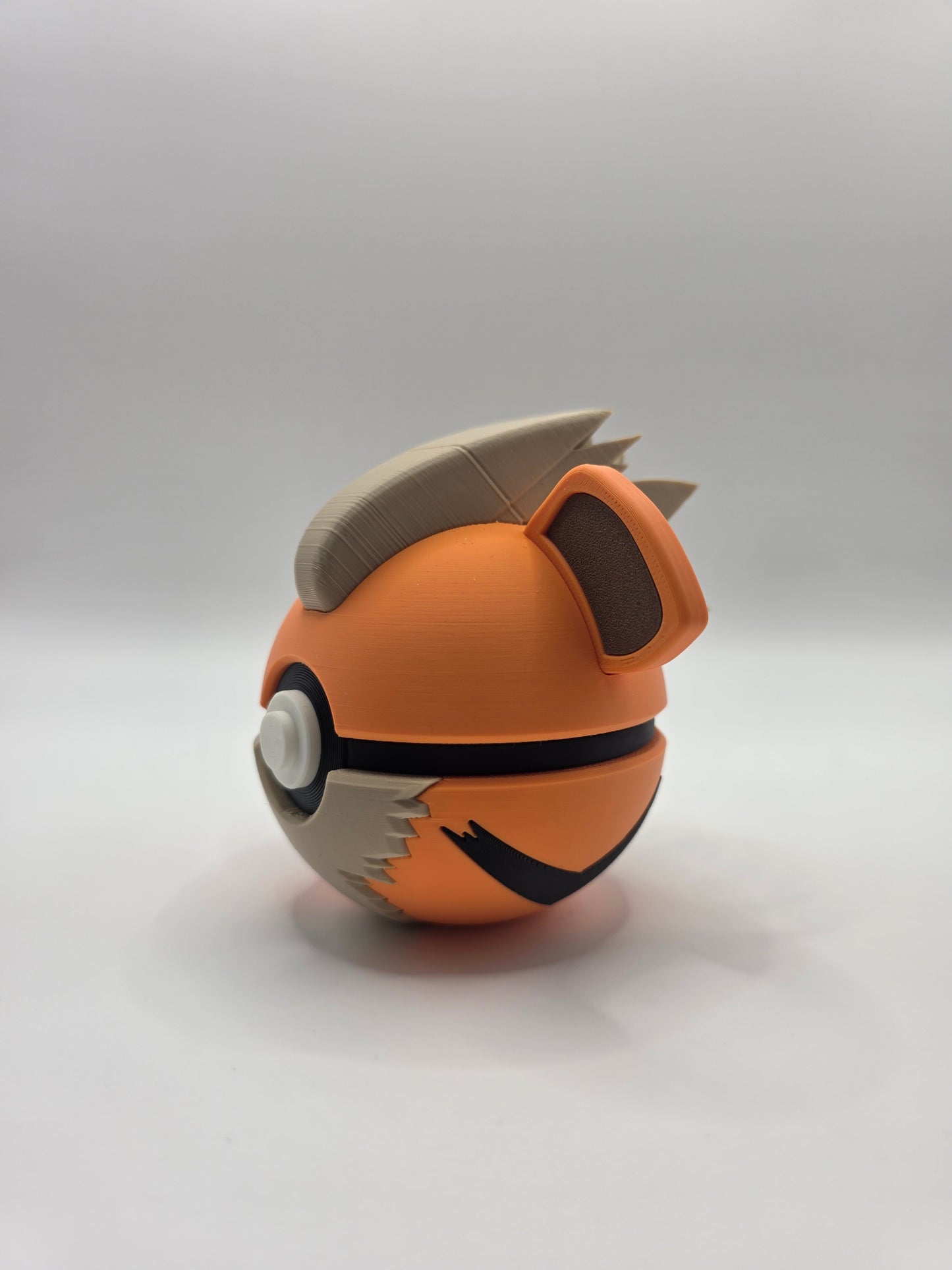 Character Design - 3D Printed Character Ball - Growlithe - Unique Display Collectible.