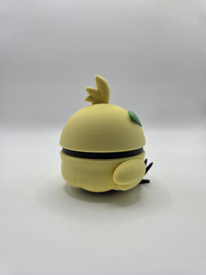 Character Design - 3D Printed Character Ball - Browt - Unique Display Collectible.