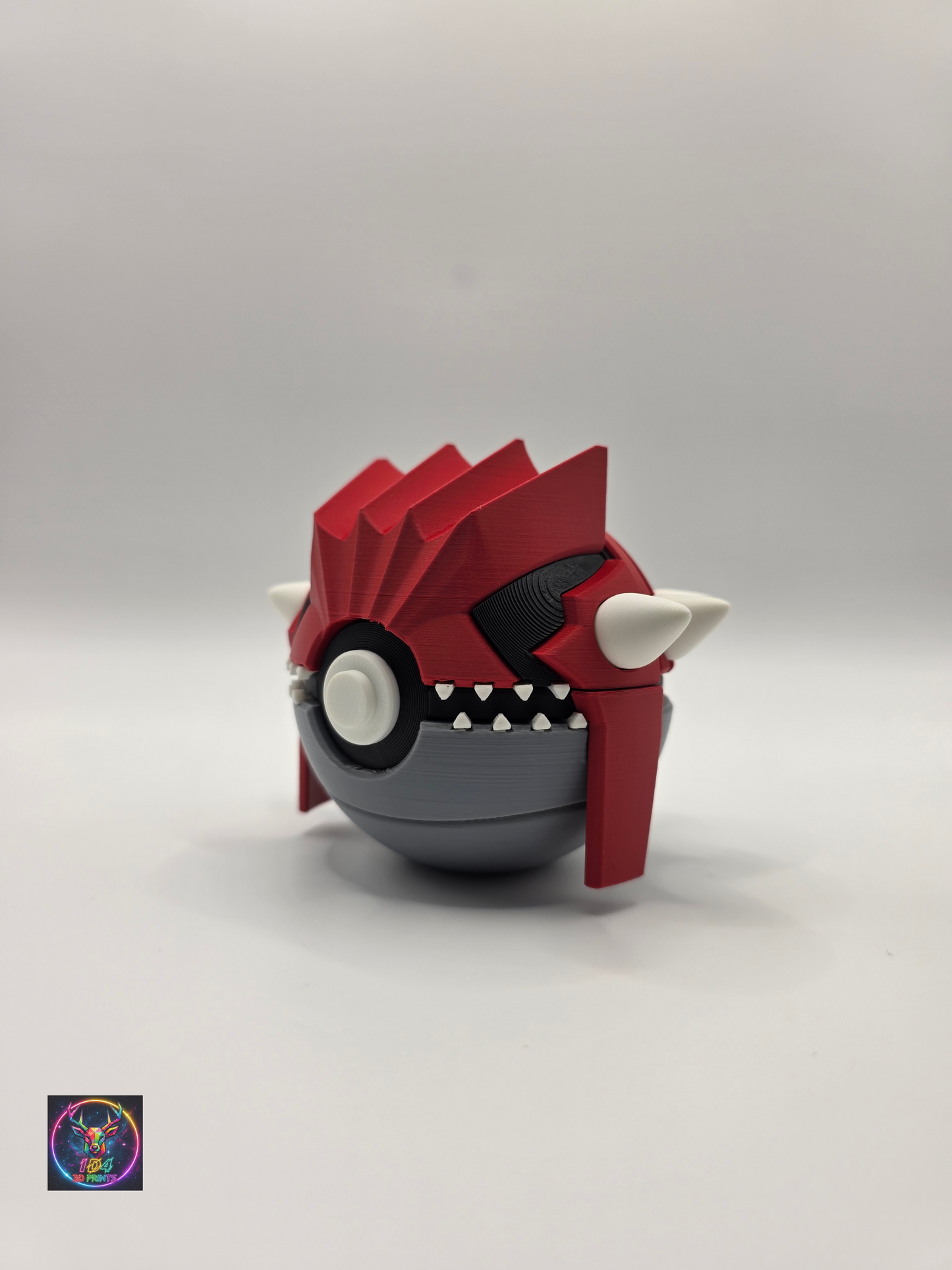 Character Design - 3D Printed Character Ball - Groudon - Unique Display Collectible.