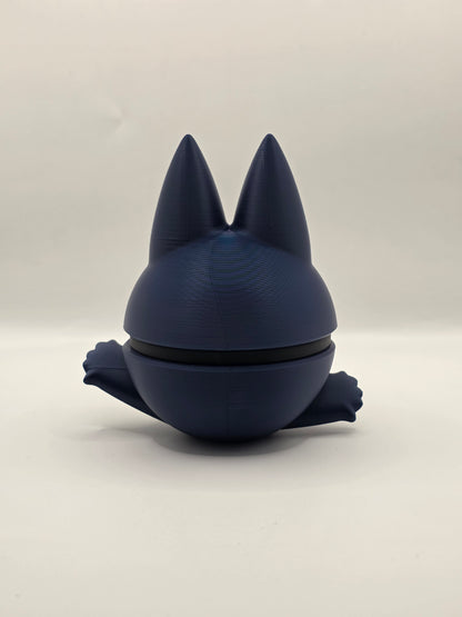 Character Design - 3D Printed Character Ball - Munchlax - Unique Display Collectible.