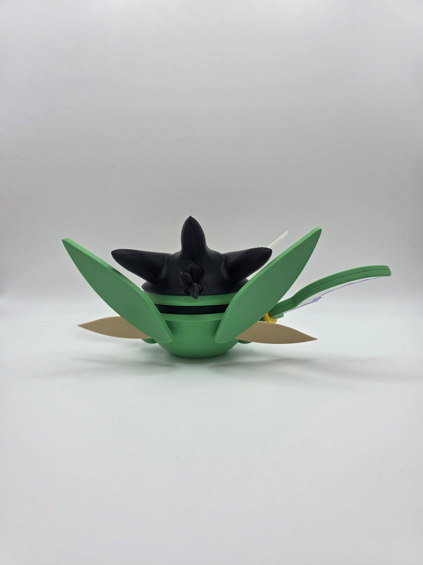 Character Design - 3D Printed Character Ball - Roronoa Zoro Scyther- Unique Display Collectible.