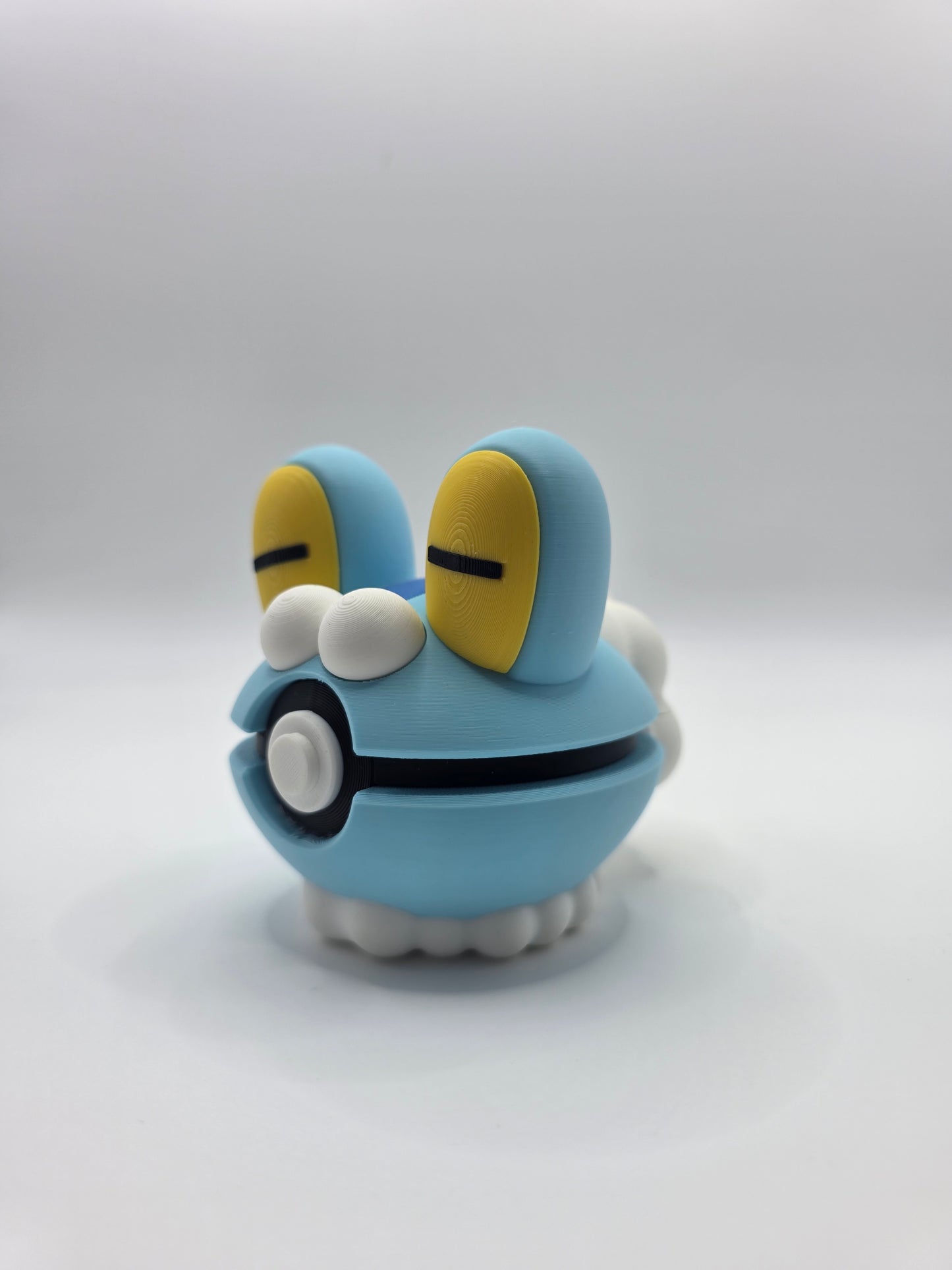 Character Design - 3D Printed Character Ball - Froakie - Unique Display Collectible.