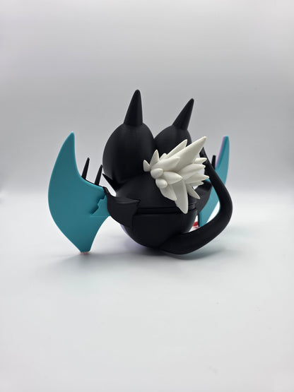 Character Design - 3D Printed Character Ball - Noivern - Unique Display Collectible.