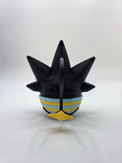 Character Design - 3D Printed Character Ball - Luxray - Unique Display Collectible.