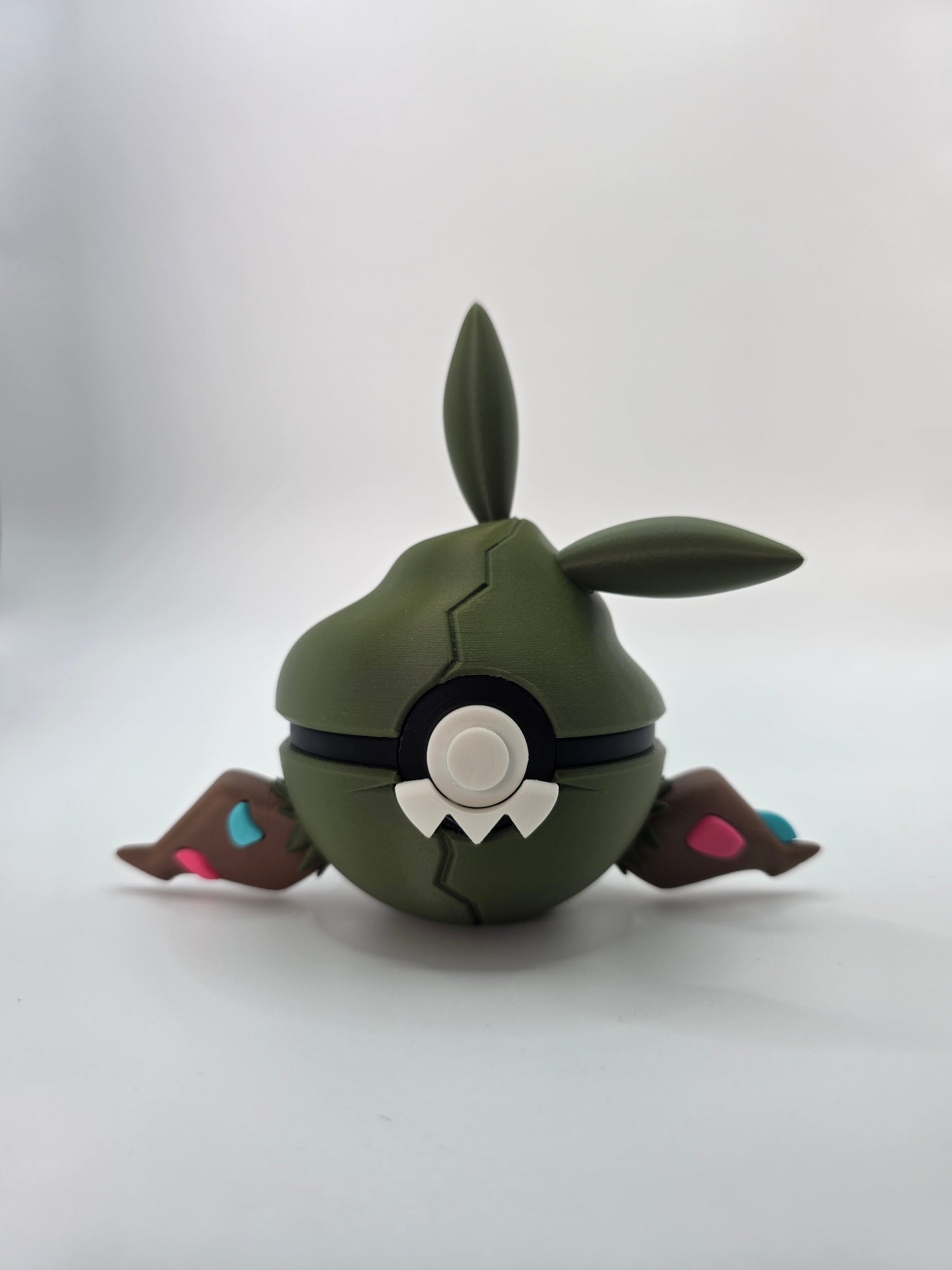 Character Design - 3D Printed Character Ball - Trubbish - Unique Display Collectible.
