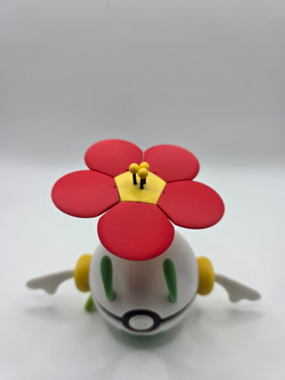 Character Design - 3D Printed Character Ball - Floette - Unique Display Collectible.