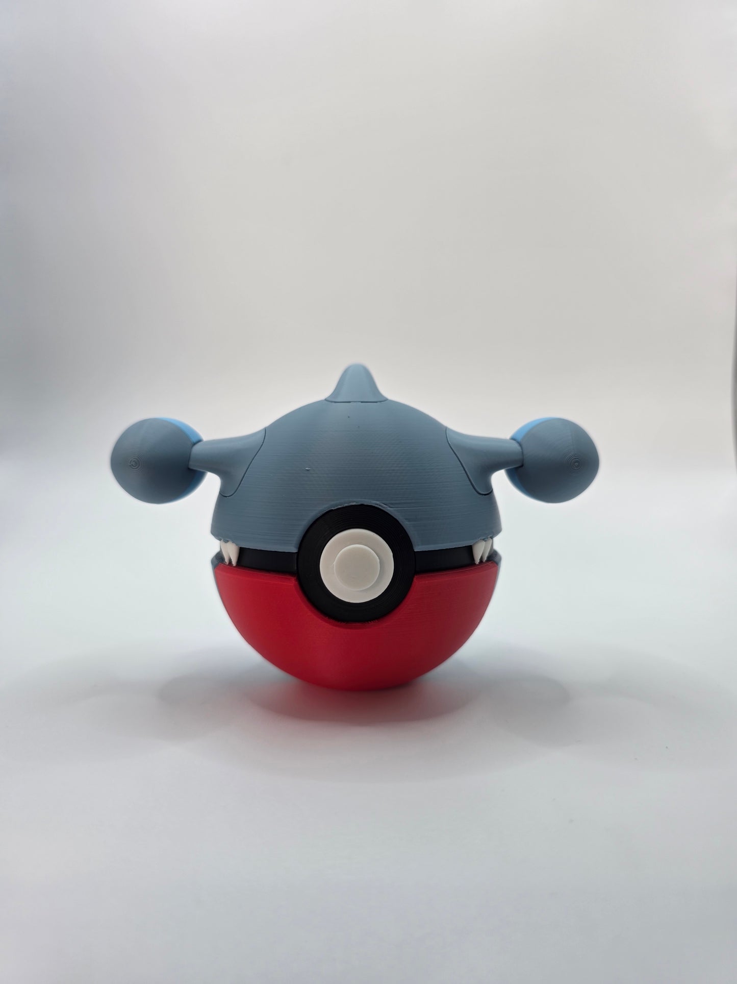 Character Design - 3D Printed Character Ball - Gible - Unique Display Collectible.
