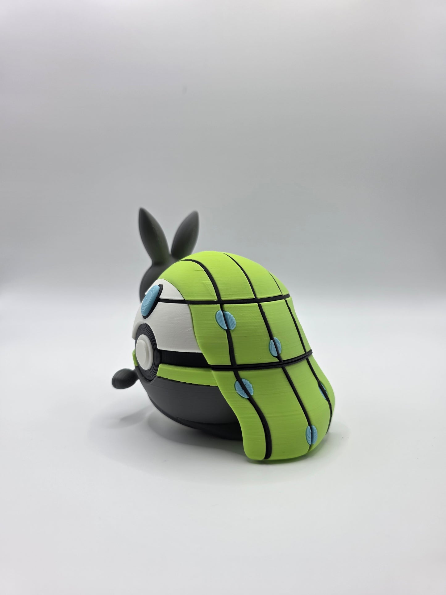 Character Design - 3D Printed Character Ball - Meloetta Aria Form - Unique Display Collectible.