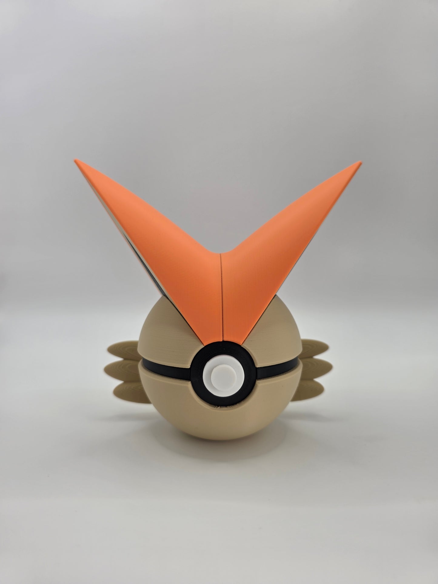 Character Design - 3D Printed Character Ball - Victini - Unique Display Collectible.