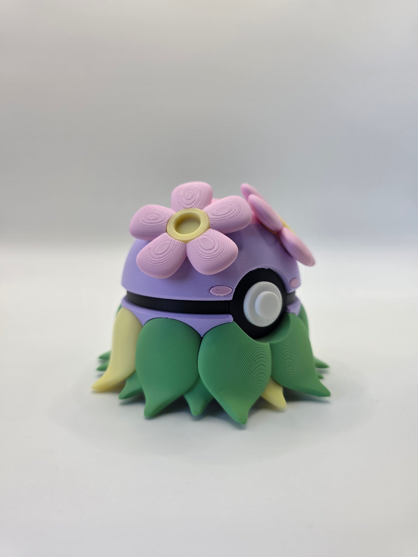 Character Design - 3D Printed Character Ball - Bellossom - Unique Display Collectible.