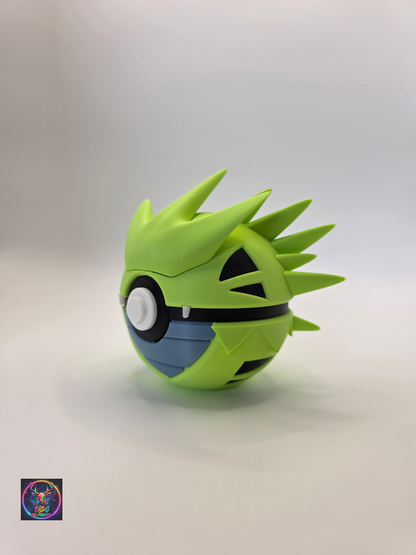 Character Design - 3D Printed Character Ball -Tyranitar - Unique Display Collectible.