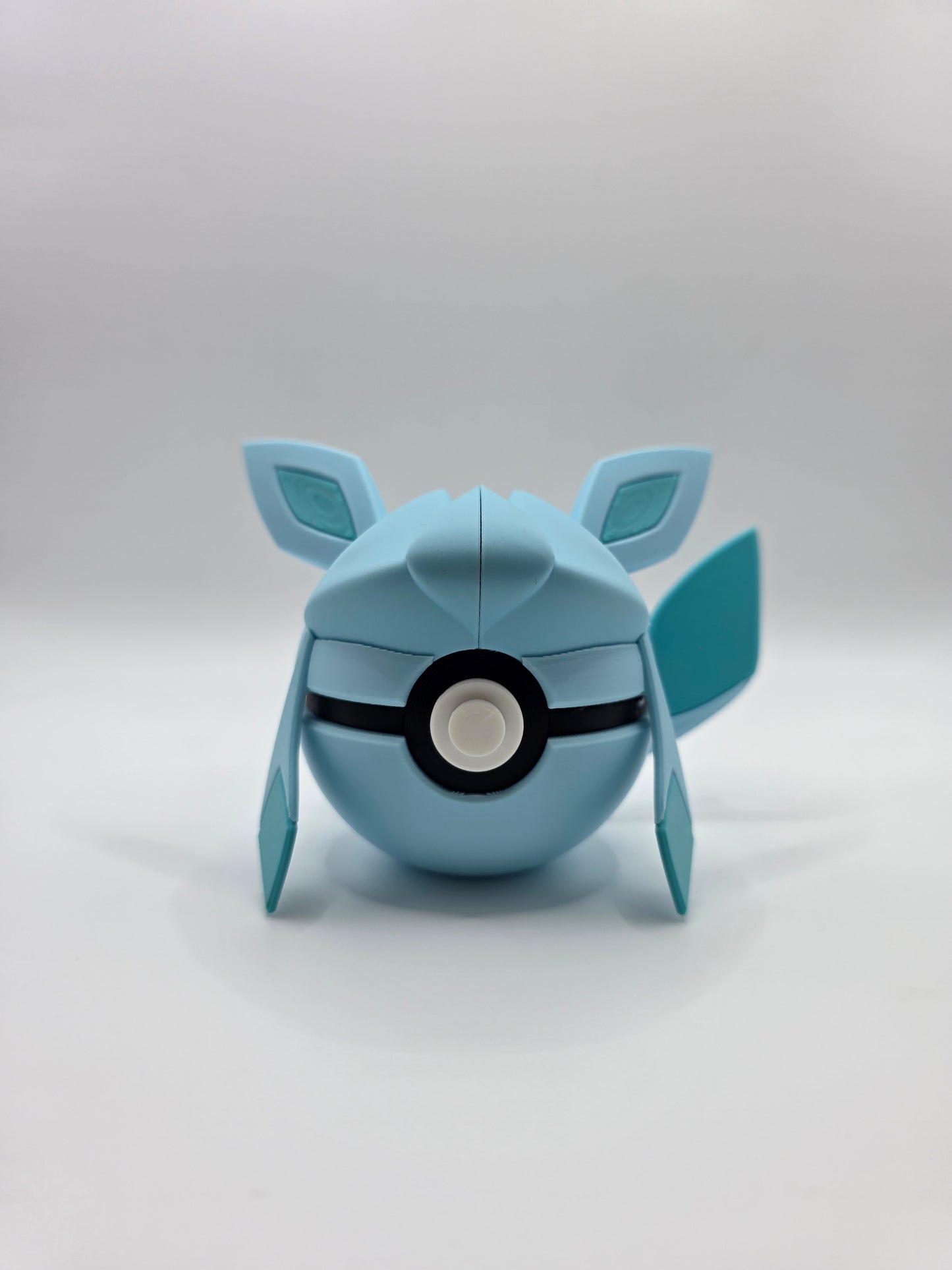 Character Design - 3D Printed Character Ball - Glaceon - Unique Display Collectible.