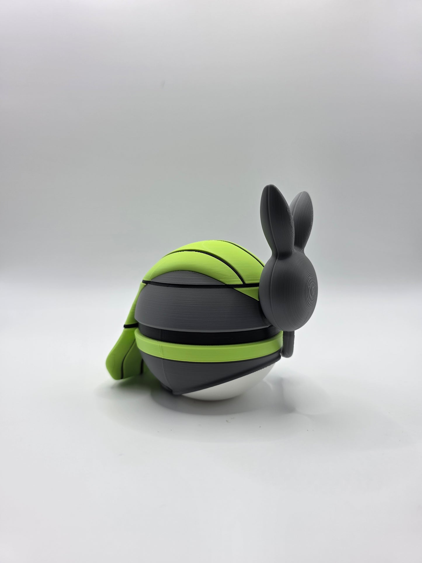 Character Design - 3D Printed Character Ball - Meloetta Aria Form - Unique Display Collectible.