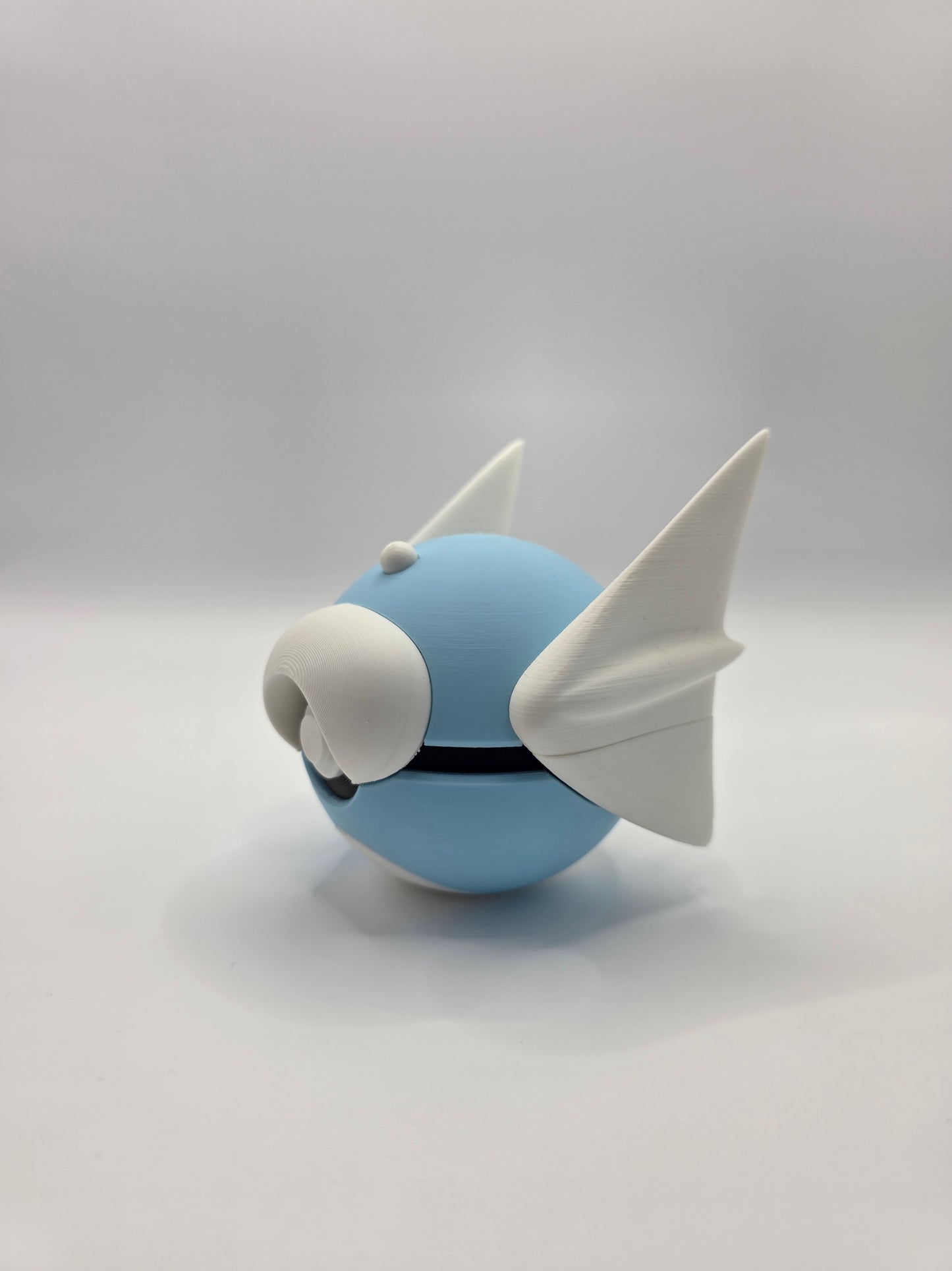 Character Design - 3D Printed Character Ball - Dratini - Unique Display Collectible.