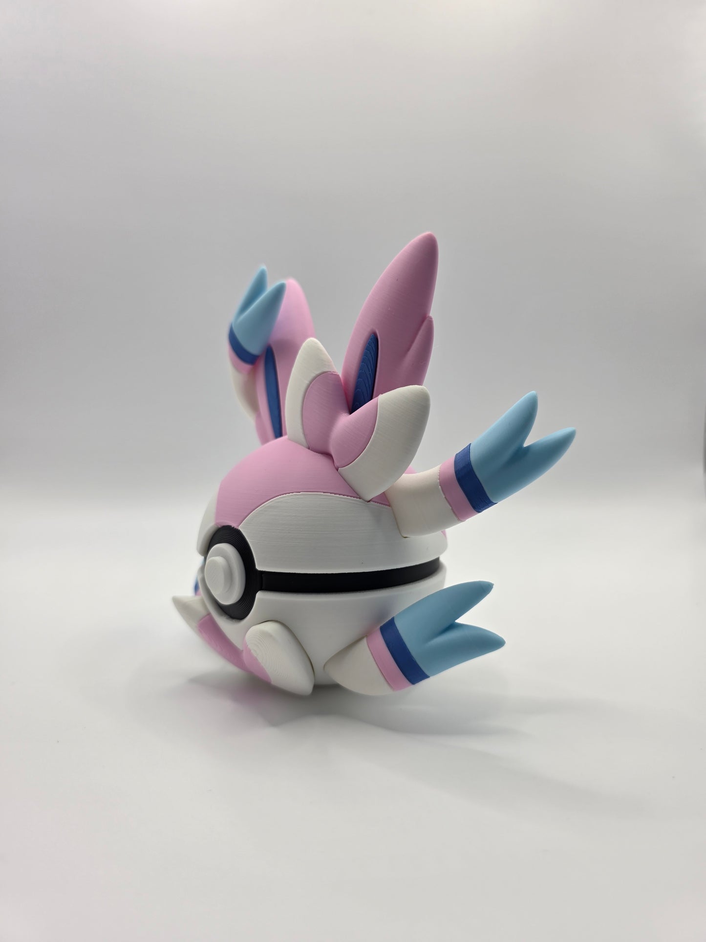 Character Design - 3D Printed Character Ball - Sylveon - Unique Display Collectible.