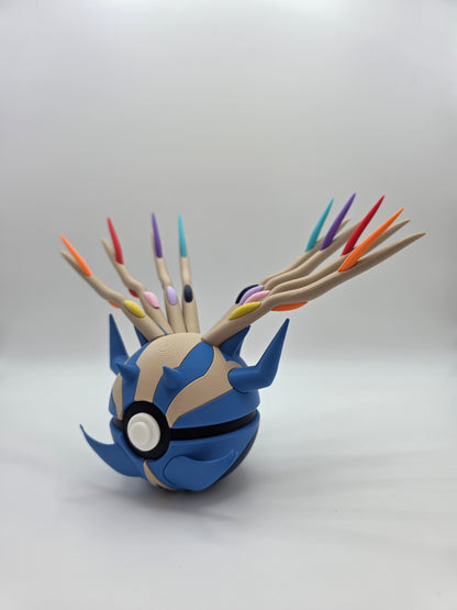 Character Design - 3D Printed Character Ball - Xerneas - Unique Display Collectible.