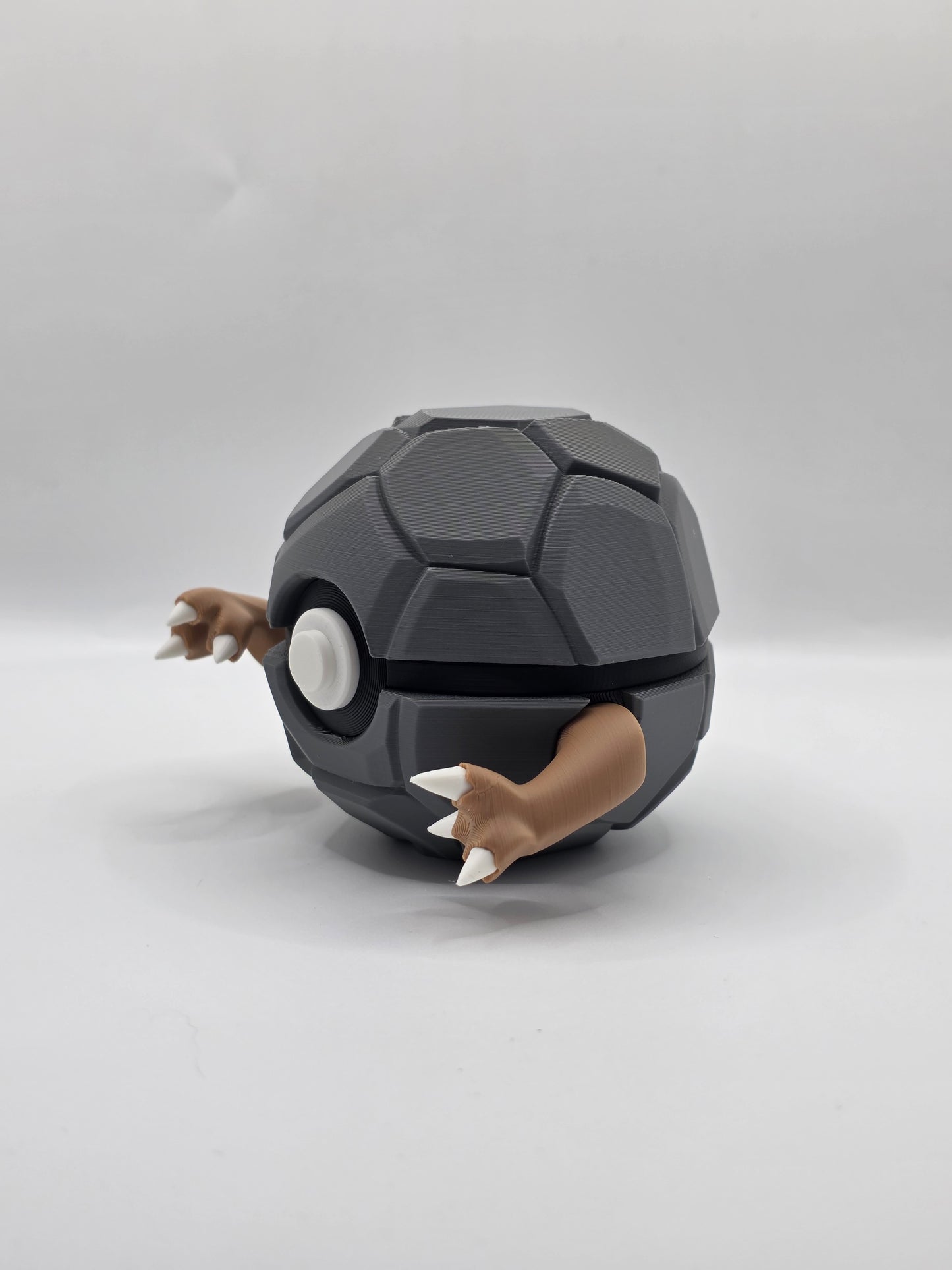 Character Design - 3D Printed Character Ball - Golem - Unique Display Collectible.