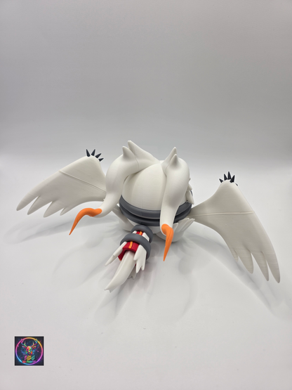 Character Design - 3D Printed Character Ball - Reshiram - Unique Display Collectible.