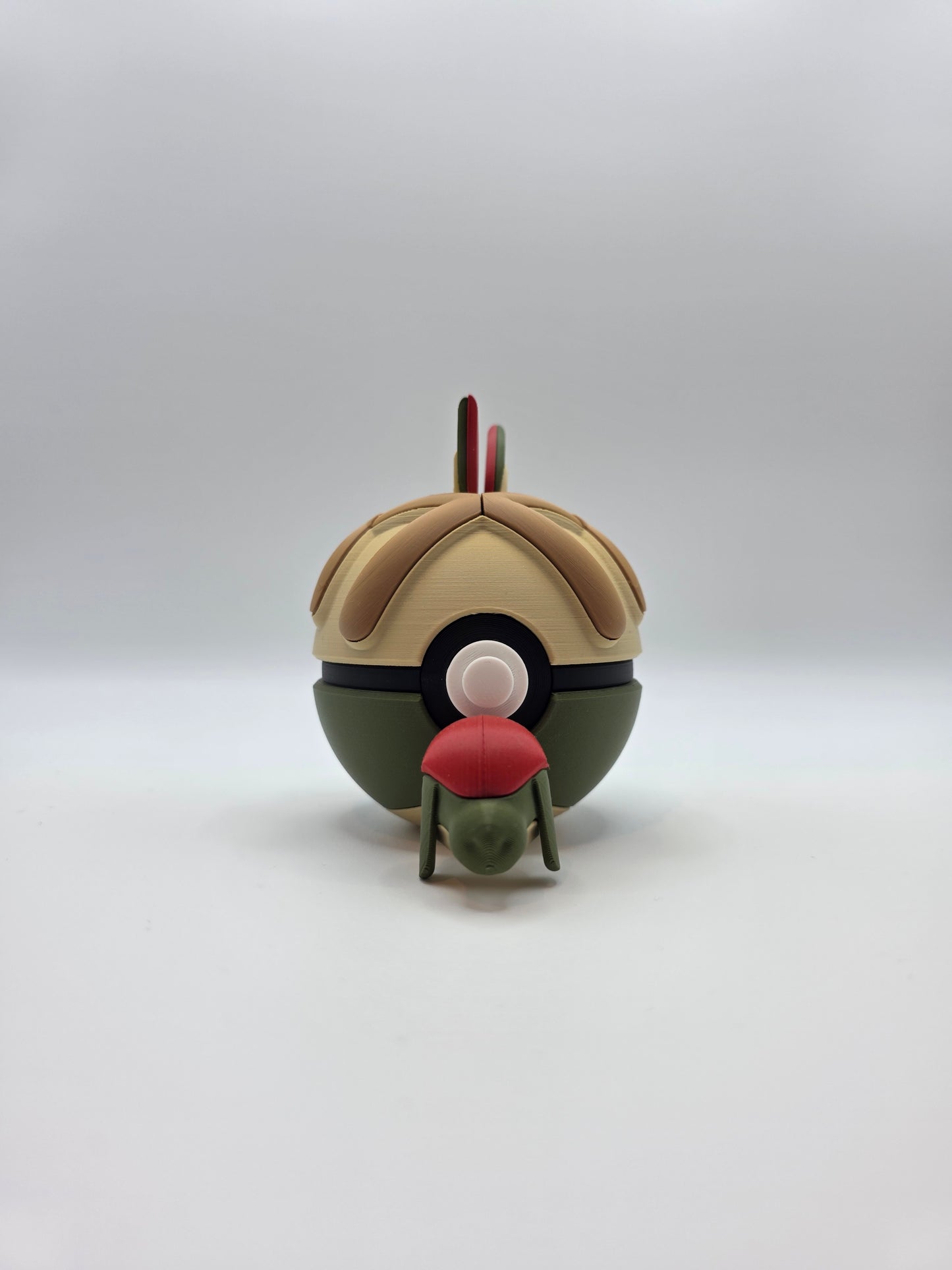 Character Design - 3D Printed Character Ball - Appletun - Unique Display Collectible.