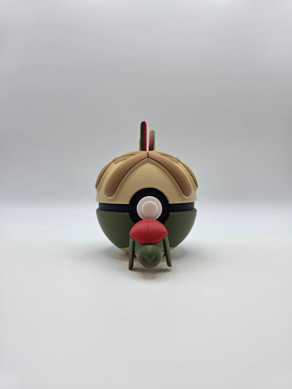 Character Design - 3D Printed Character Ball - Appletun - Unique Display Collectible.