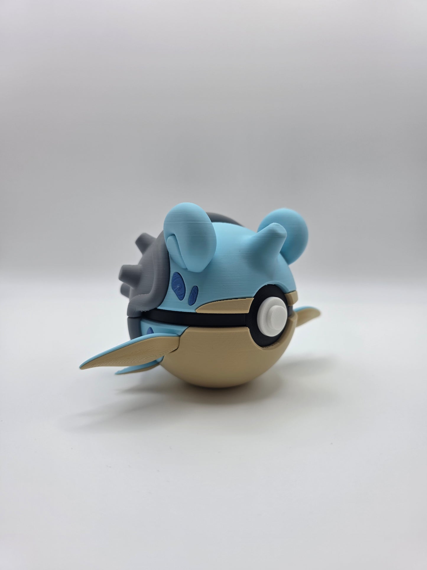 Character Design - 3D Printed Character Ball - Lapras - Unique Display Collectible.
