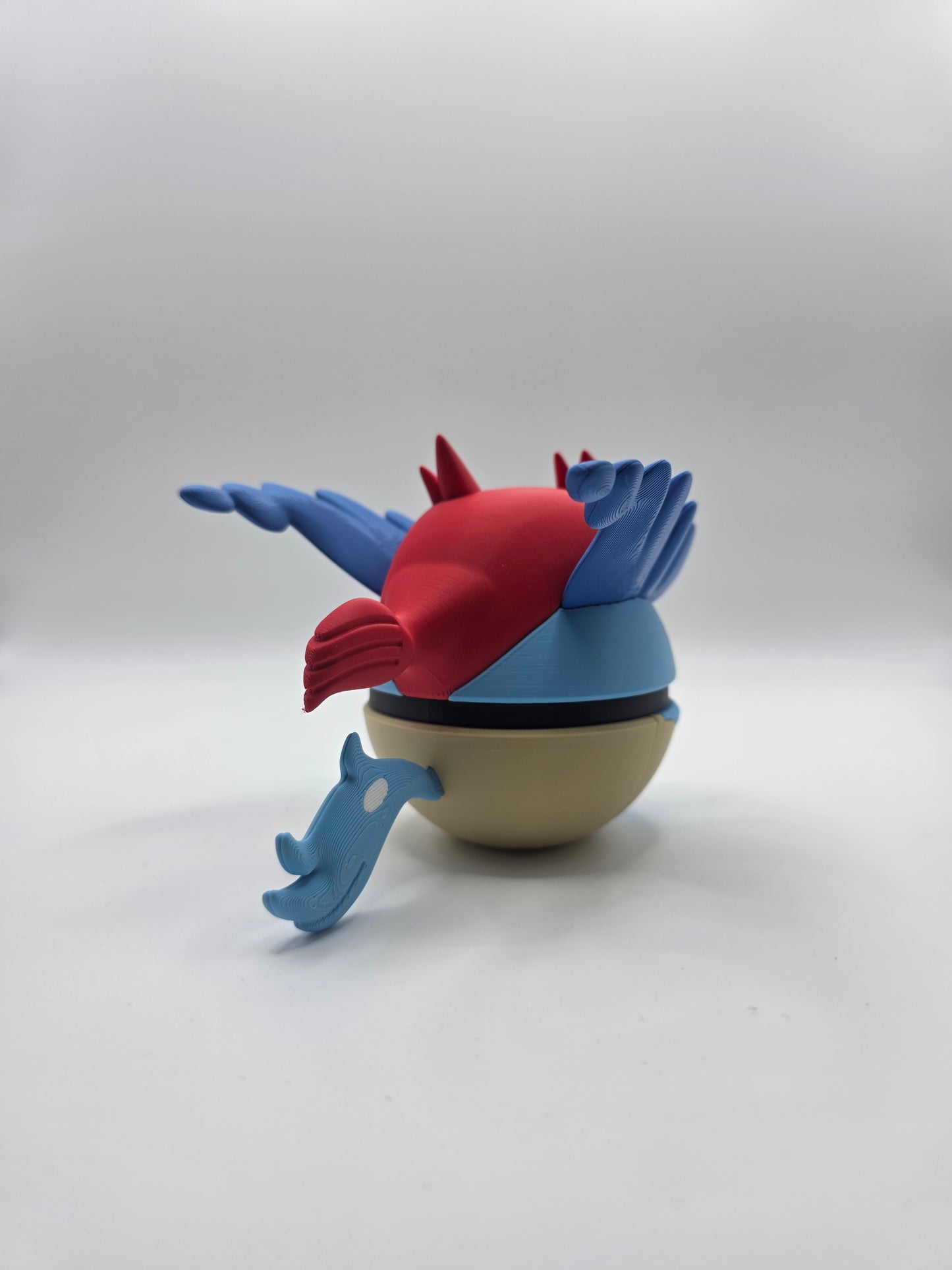 Character Design - 3D Printed Character Ball - Keldeo - Unique Display Collectible.