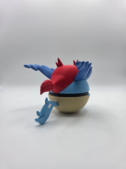 Character Design - 3D Printed Character Ball - Keldeo - Unique Display Collectible.