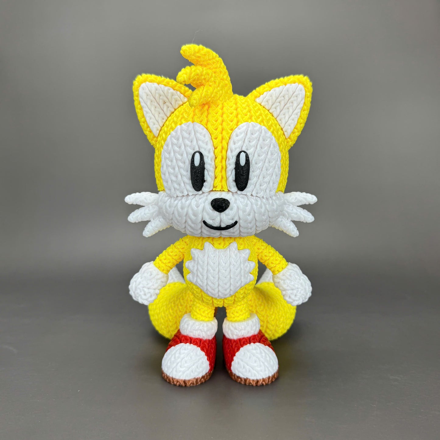 Sonic & Friends- 3D Printed Knitted Design Figures- Unique Display Fan Art Collectibles