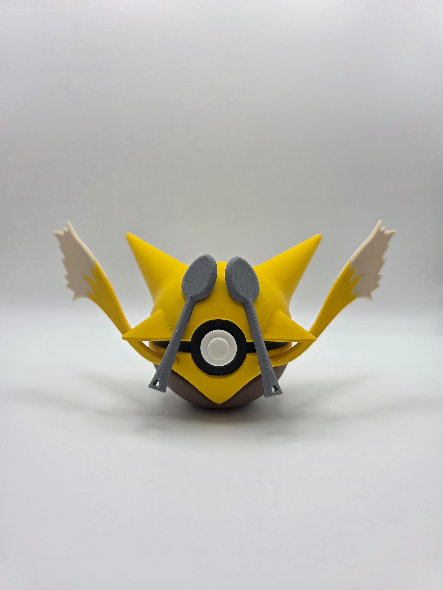 Character Design - 3D Printed Character Ball - Alakazam - Unique Display Collectible.