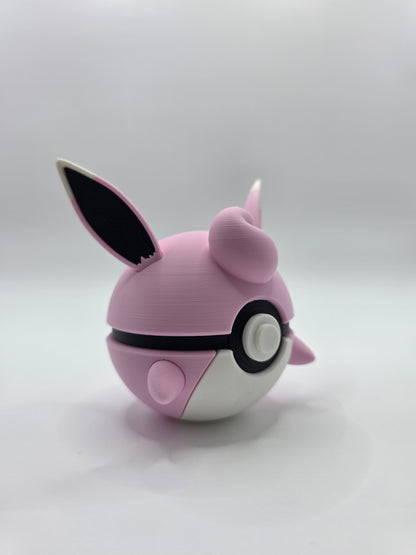 Character Design - 3D Printed Character Ball - Wigglytuff - Unique Display Collectible.