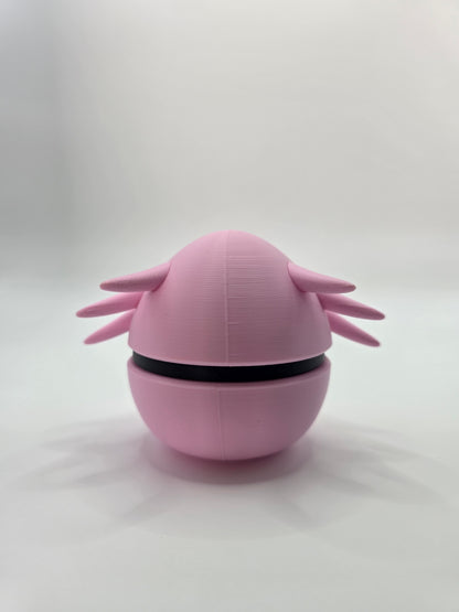 Character Design - 3D Printed Character Ball - Chansey - Unique Display Collectible.